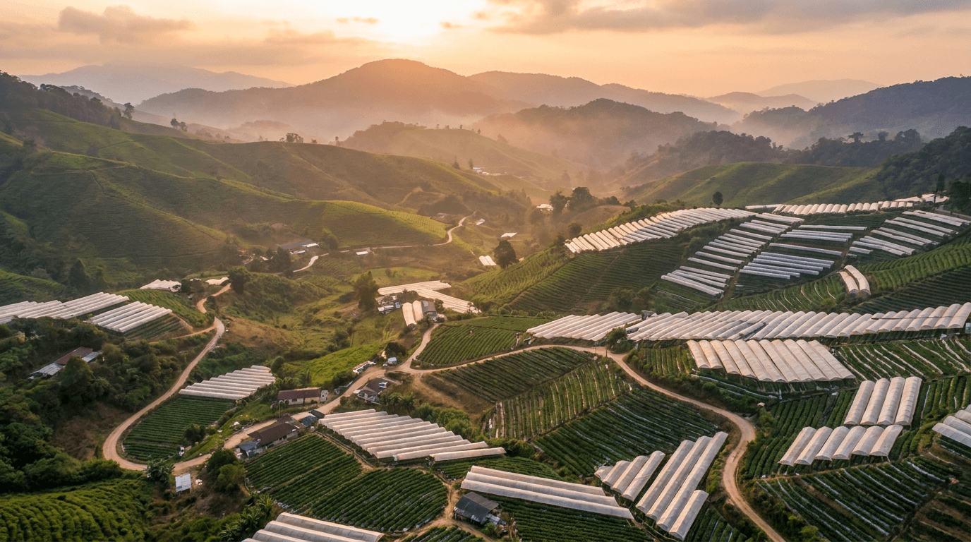 Ladang strawberi Cameron Highlands